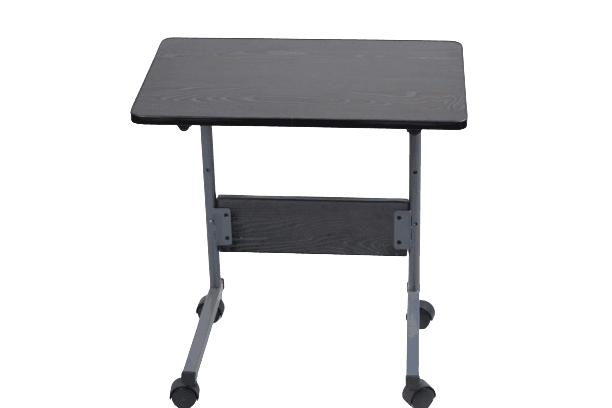 Relaxsit Flexi Portable C-Table Bed table Laptop Trolley Table with Adjustable Height and smooth rolling wheels DIY assembly