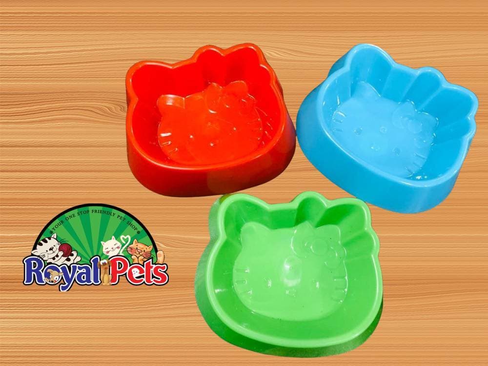 Cat Shaped - Food Bowl - Blue