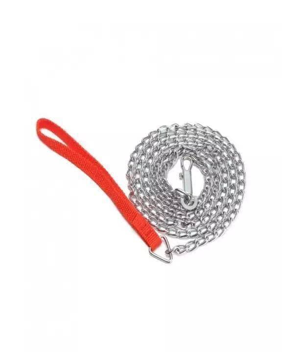 Metal Lead Chain For Dog - Silver
