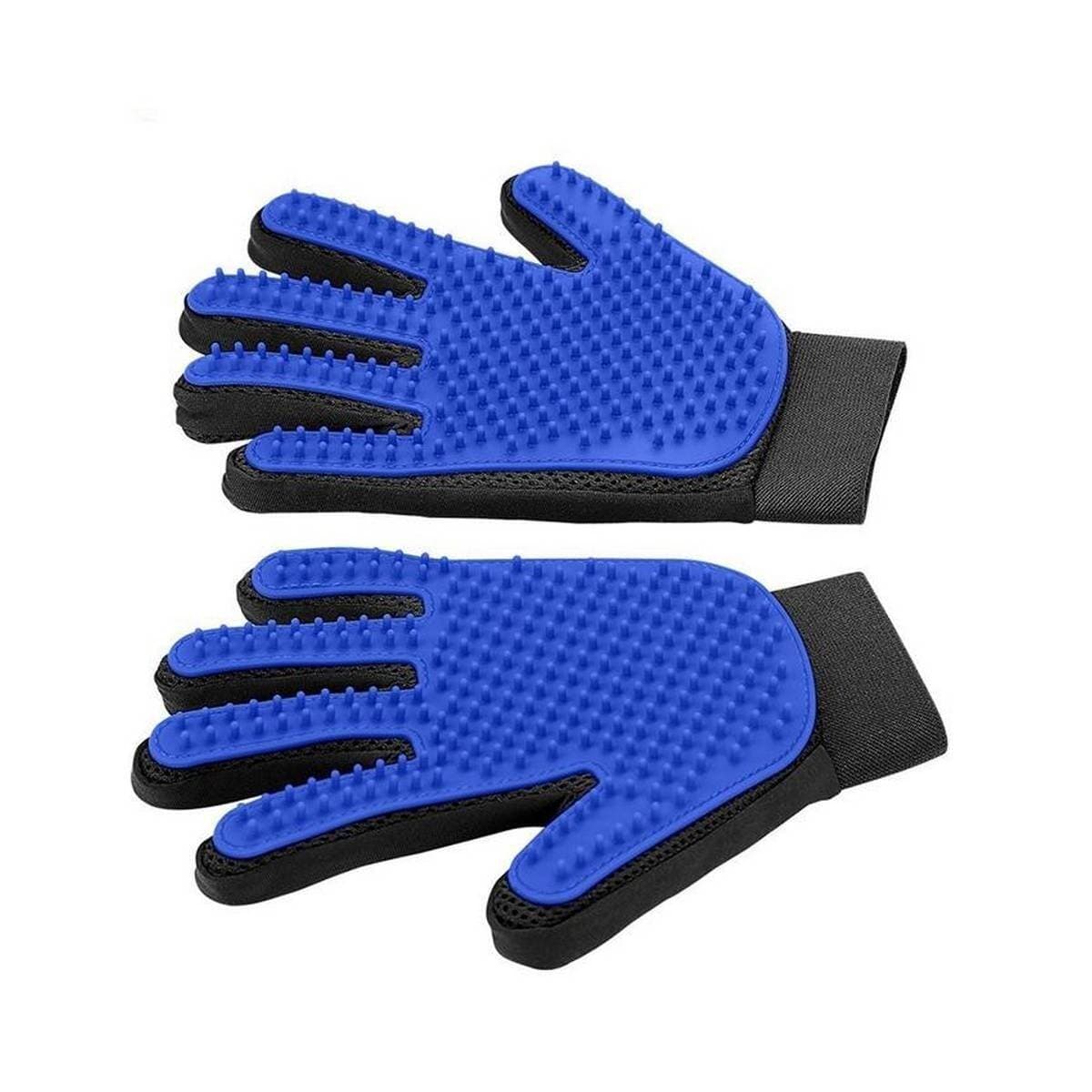 LM Pet Grooming Glove - Blue
