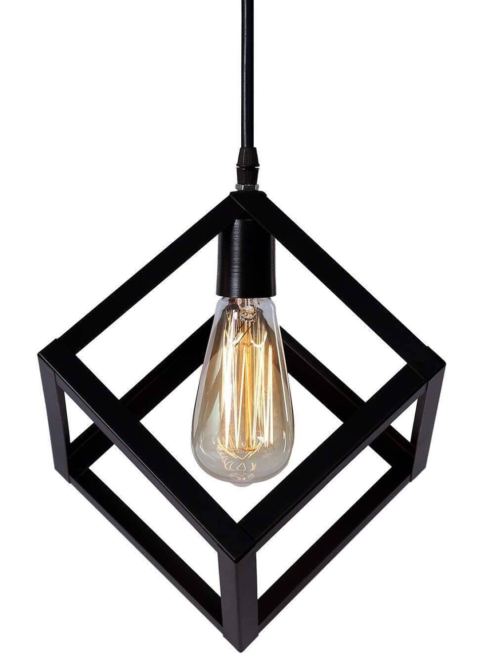 Modern Cube Hanging Cabinet Light Fixture