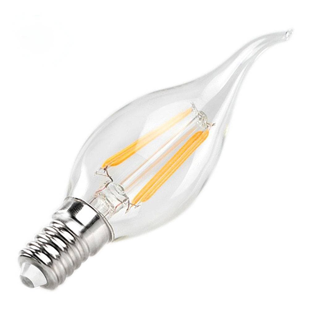 3 Watt Filament Candle Incandescent Light Bulb Antique