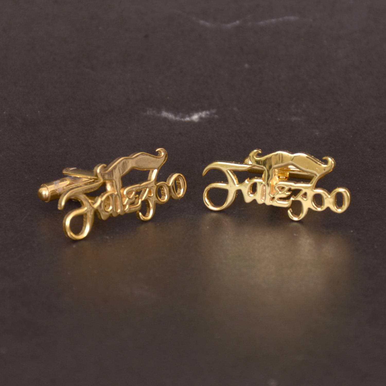 Customized Name Cufflinks with Moch Gift Set For Men Gift Item - Cufflinks02