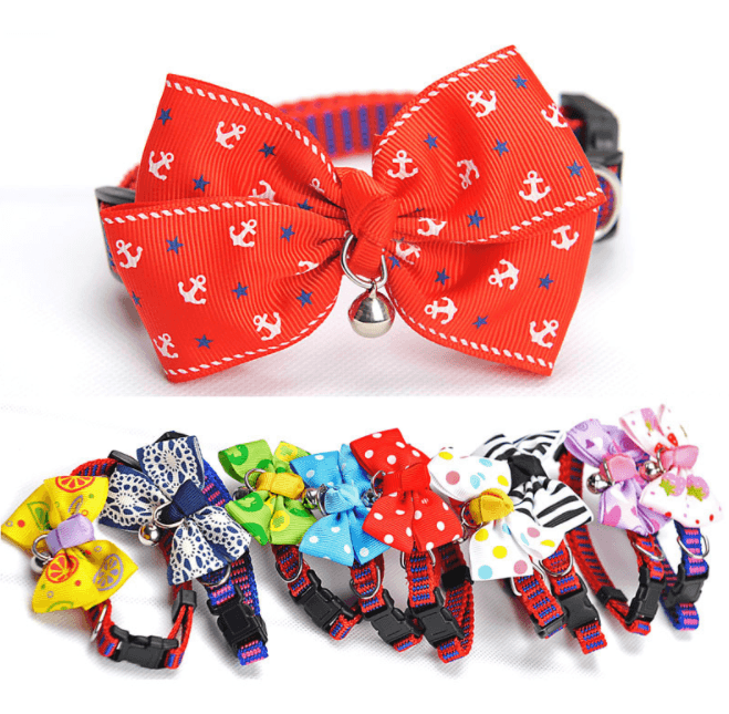 LM Bell Bow Tie - For Cats - Black