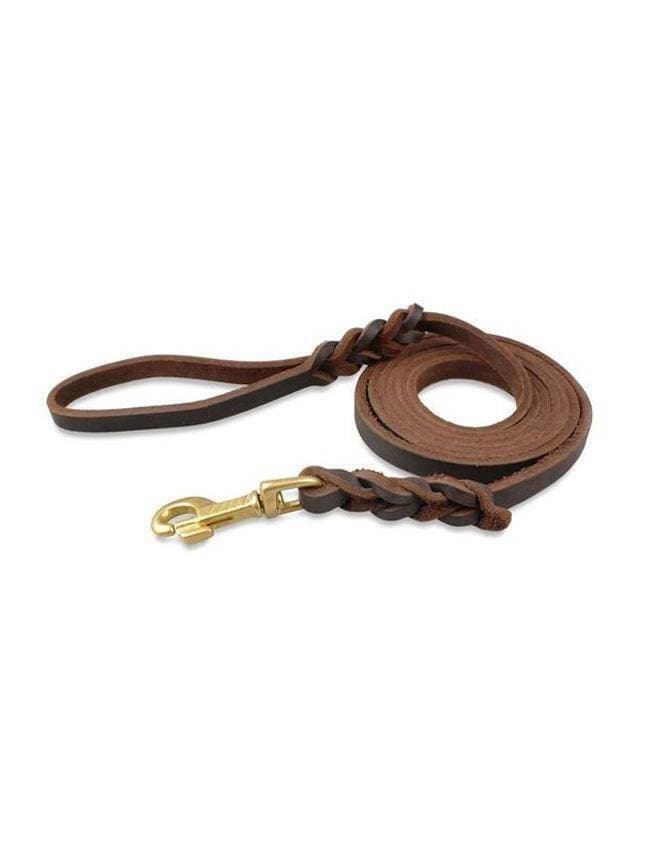 Genuine Leather Leash 12 Feet  For Dog