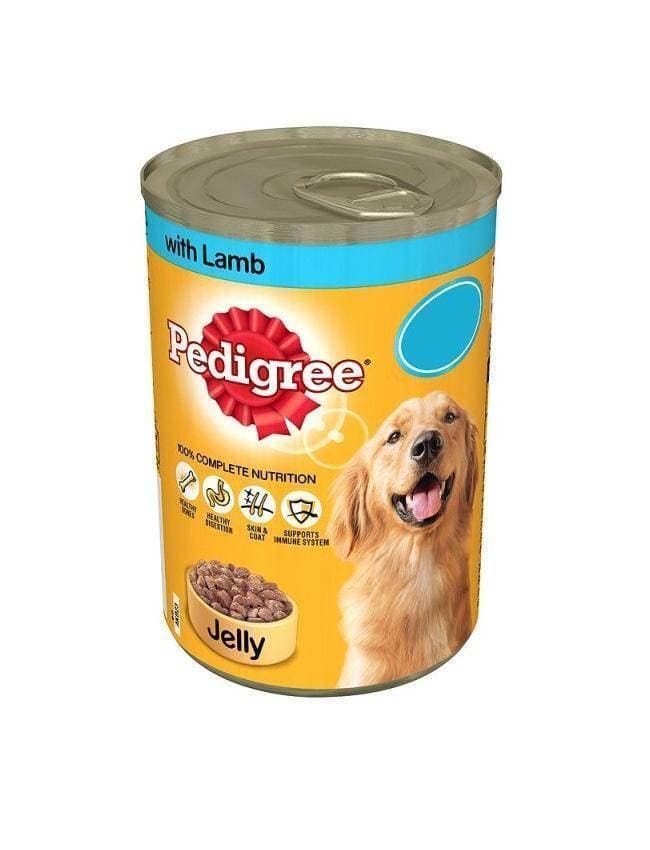 Pack Of 12 - Adult Dog Tin Jelly with Lamb - 385 g
