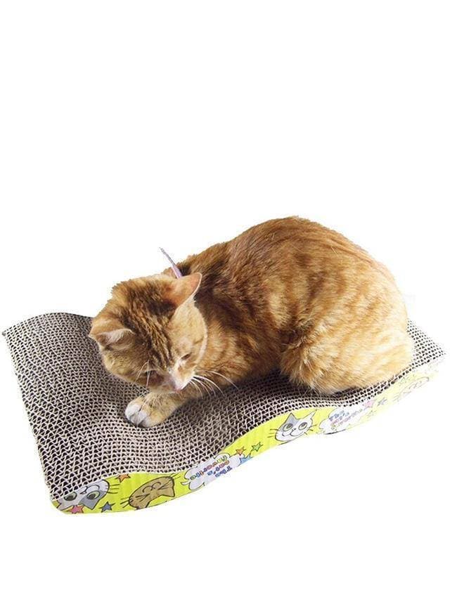 Wave-Shape Cat Scratchier Board