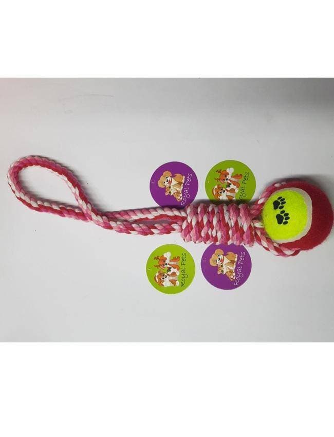 Sisal Rope Chew Toy With Ball - For Tug Of War - With Your Dog