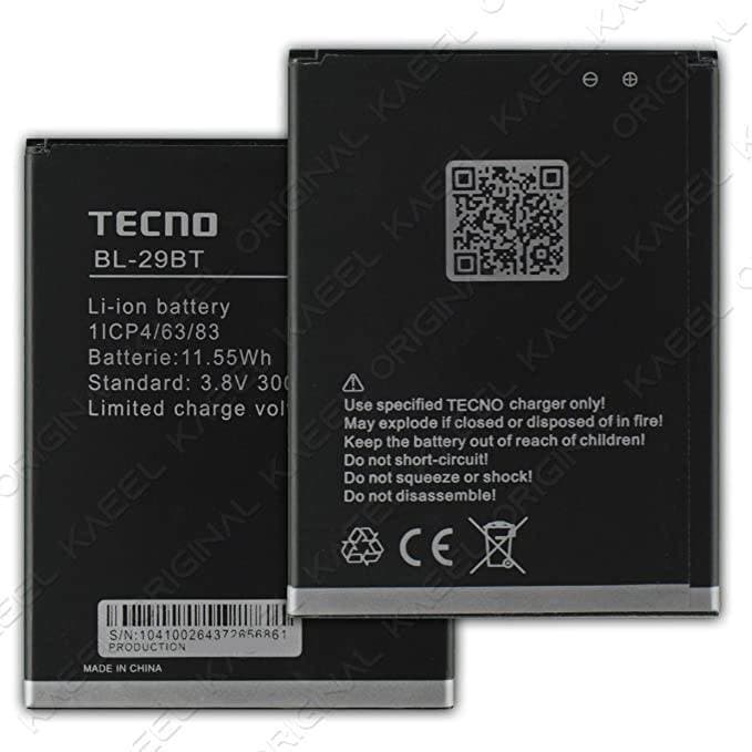 Tecno Spark Go KC1/Spark 4 Air Battery Replacement BL-29BT - 3000mAh