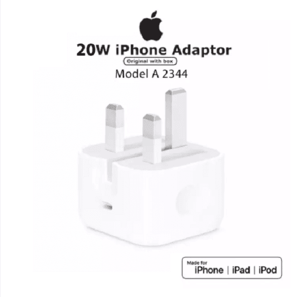 20W Iphone Usb-C Pd Power Adapter Charger 3 Pin