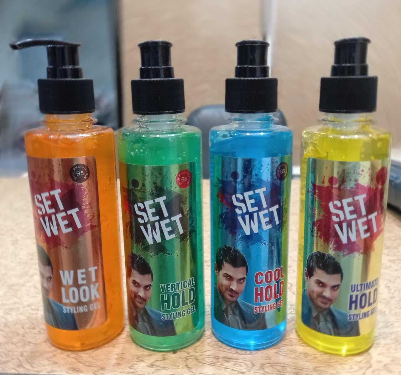 Set Wet Cool Hold Styling Hair Gel - 100 ml Men Hair Care ( 1Piece)