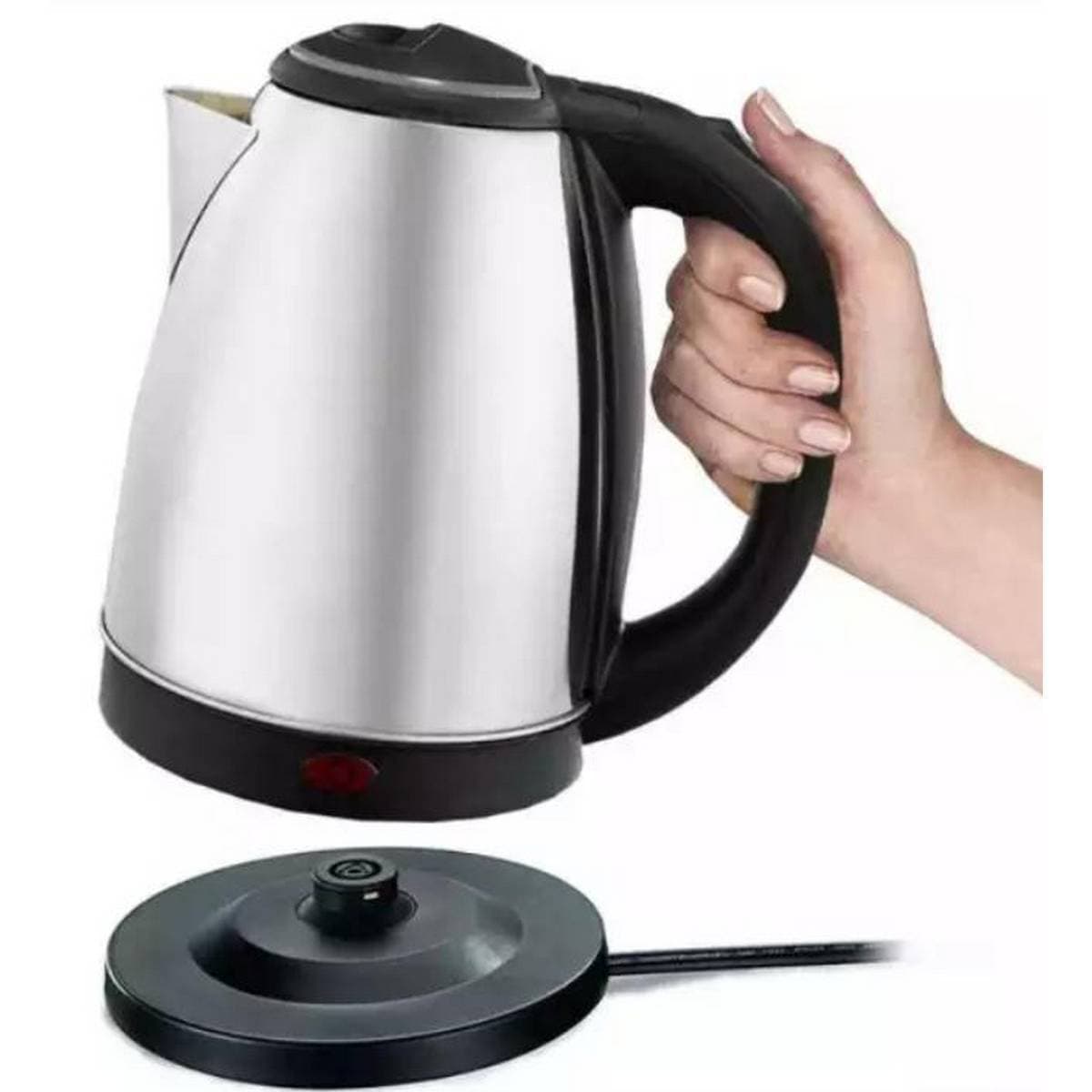warm water Electric Kettle Silver - Capacity: 2.Liters
