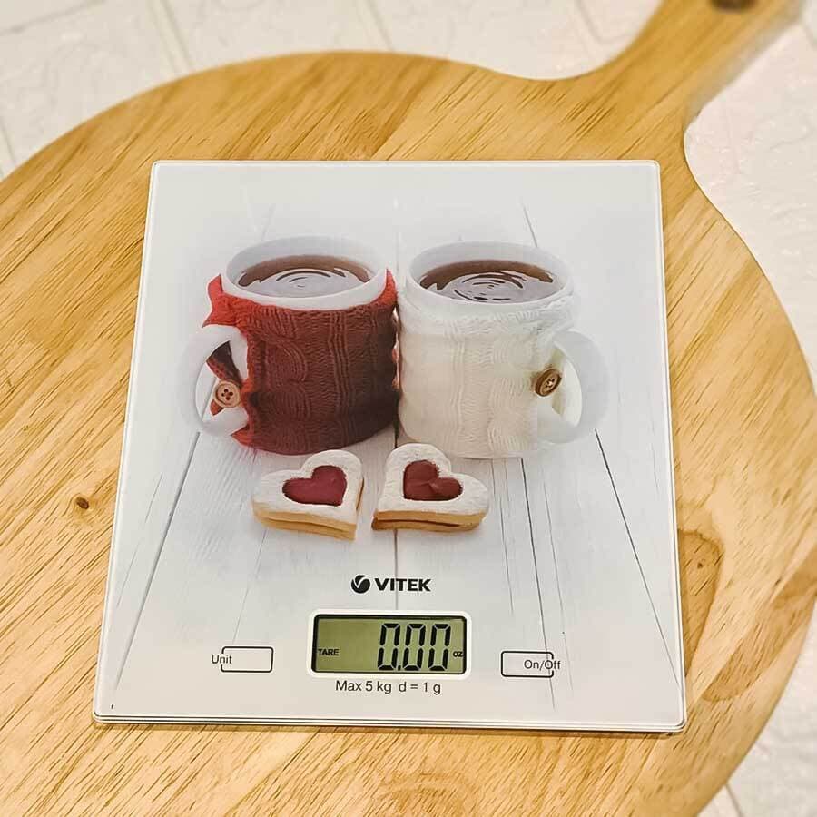 Kitchen Food Weighing Scale Glass