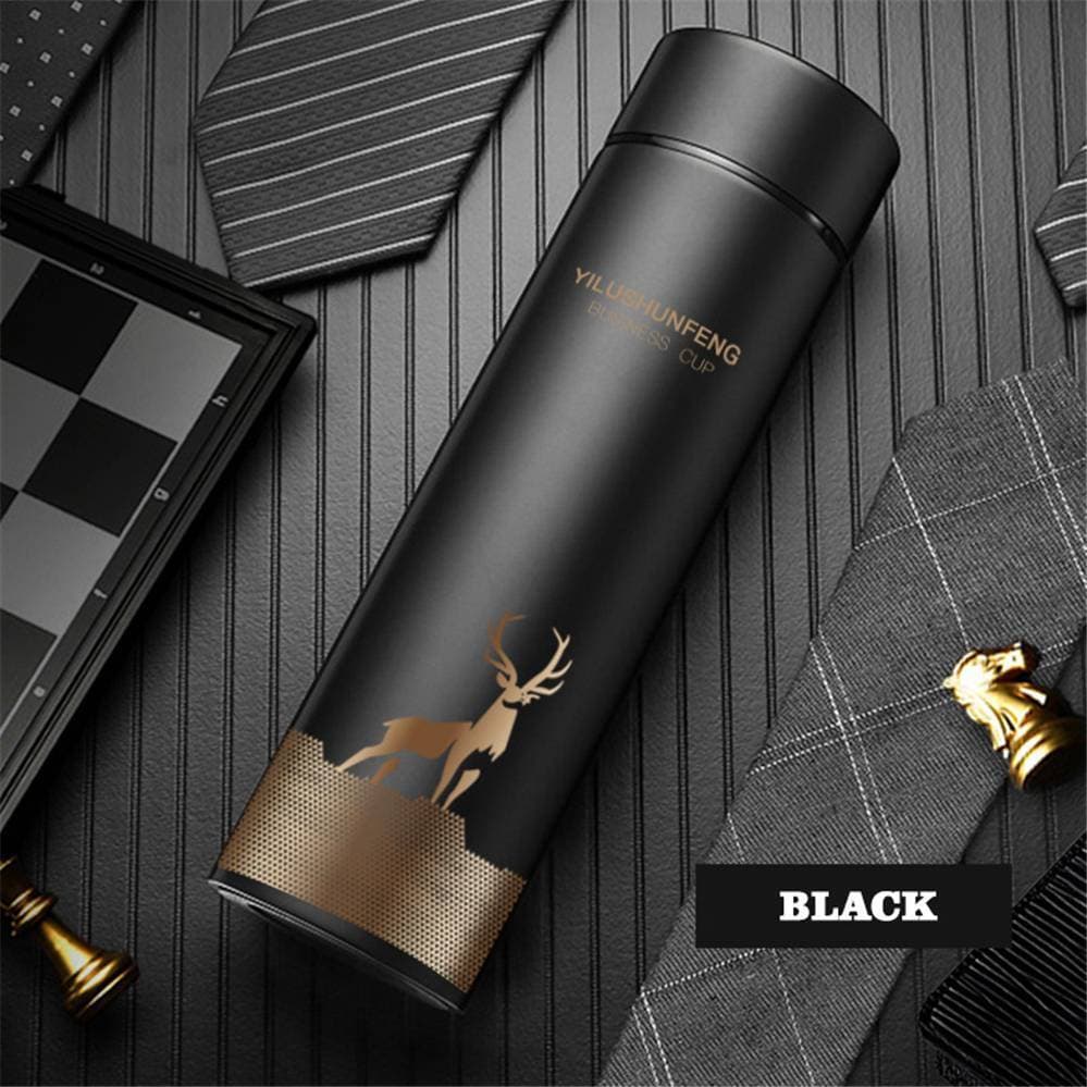 Hot and Cold water bottle with LED Temperature Display