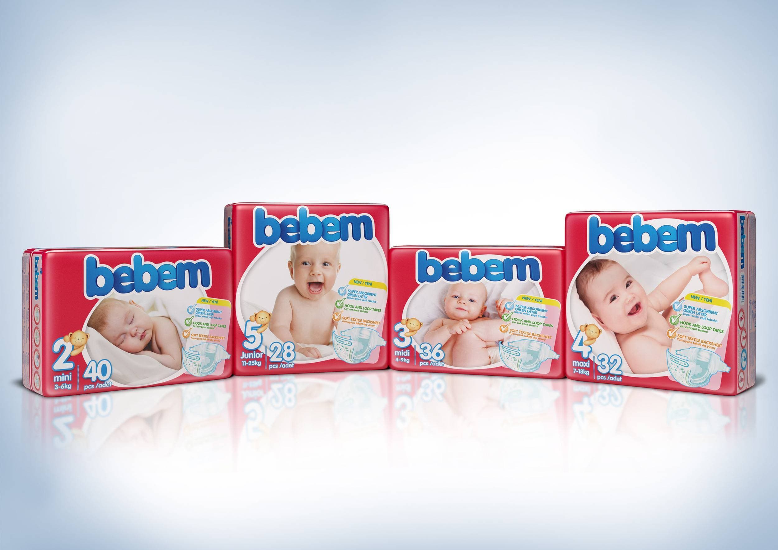 Bebem Baby Diapers Jumbo Economy Pack