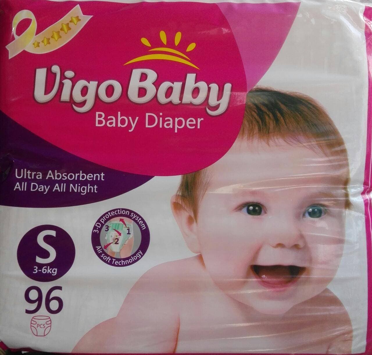 Vigo Baby Magic Tape Back Waistband - Small