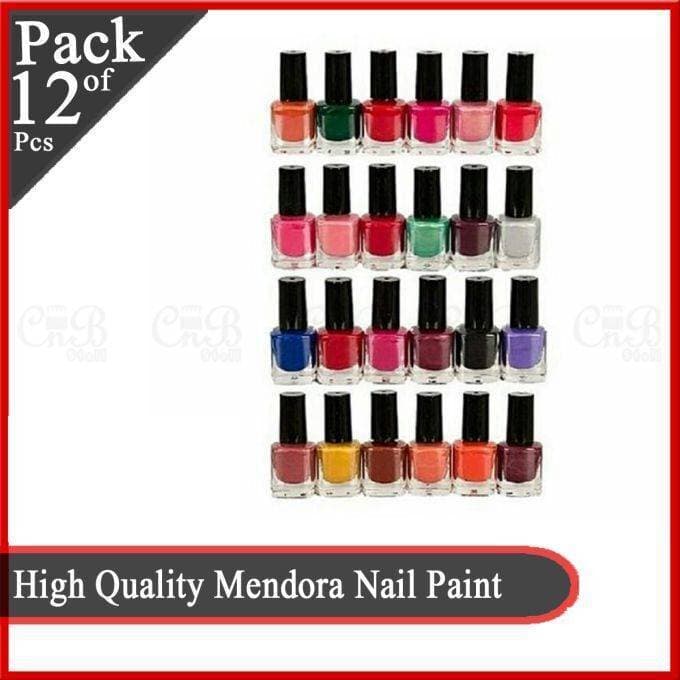 Pack of 12 PCS - Nail Polish ( Random Color )