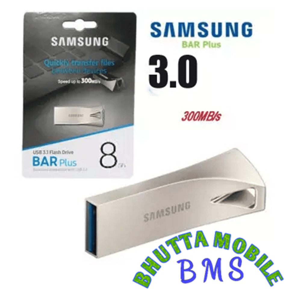 Samsung 3.0 8GB USB with 130MB/S Transfer Speed and Metal Body