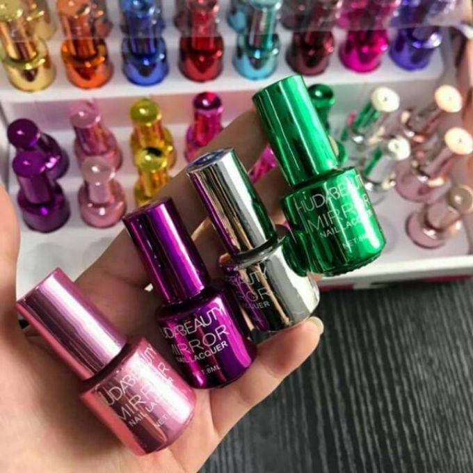 Pack of 3 PCS / Colors Mirror Nail Paints Nail Polish (Random Color) Nailpaint Nailpolish