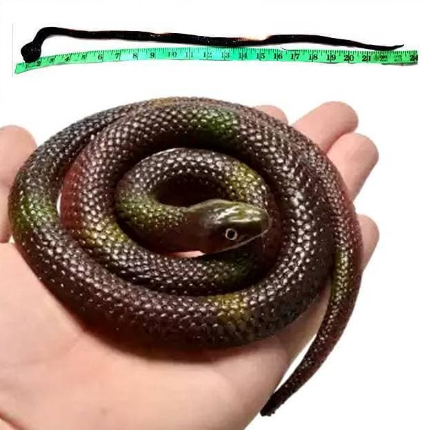 Soft Rubber Animal Fake Snake For Kids and boys Toys Size 25 Inch