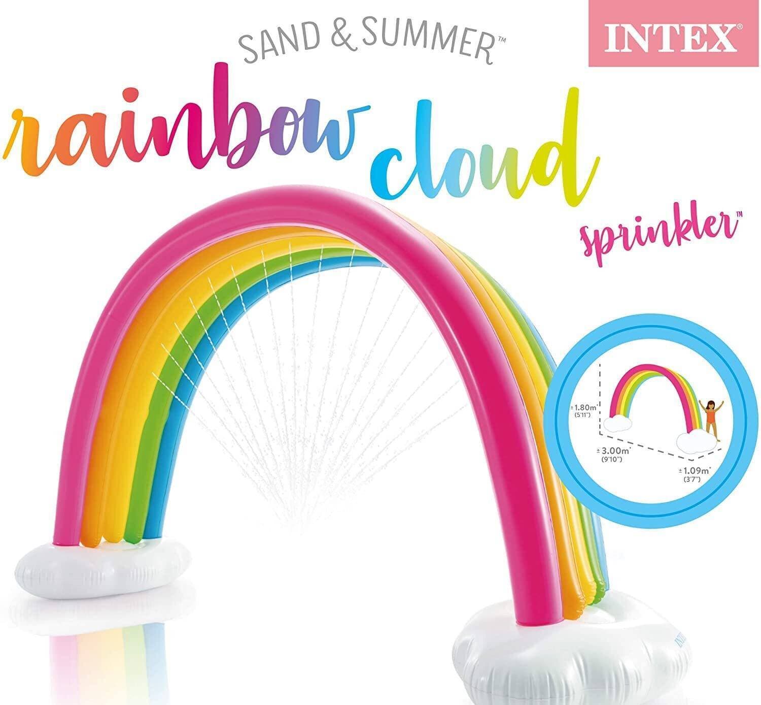 INTEX Rainbow Cloud Sprinkler (9'10 x3'7 x5'11 )