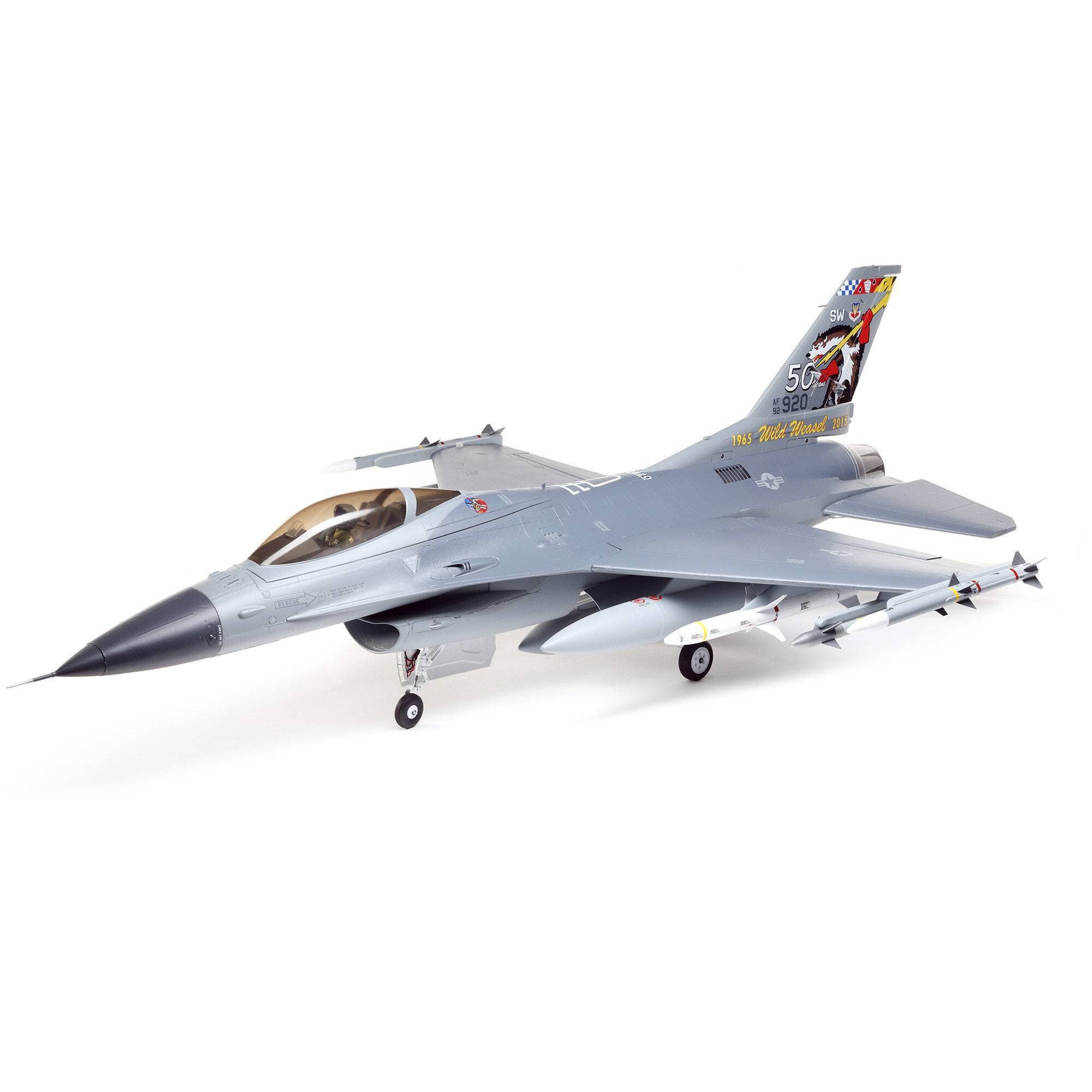 EFLITE F-16 Falcon 80mm EDF Jet Smart BNF Basic with SAFE Select