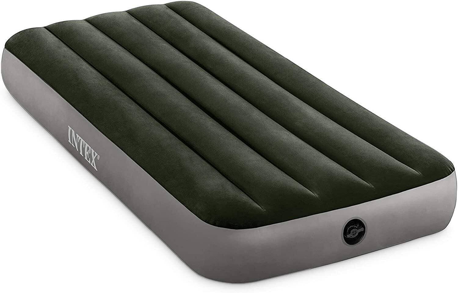 INTEX Junior Twin Dura-Beam Prestige Downy Airbed With Fiber-Tech?Technology H10 x W30 x D75