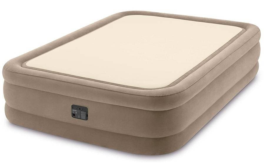 INTEX Air Bed (60x80x20) Thermalux Double Mattress With Dura Beam Deluxe Fiber Tech Technology And Built-in Pump