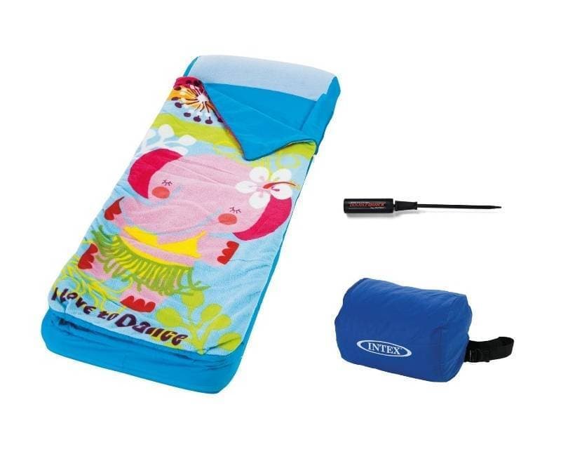 INTEX Airbed (24 x 60 x 8) Cot Size Hula Elly Kidz Travel Bed With Pump