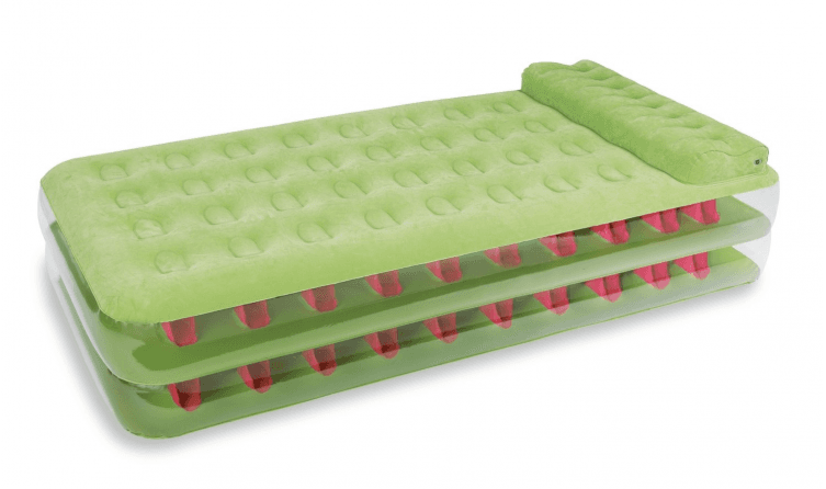 INTEX Airbed ( 39 x 75 x 18.5 ) Twin Size Take Along Bed With Hand Held Electric Pump