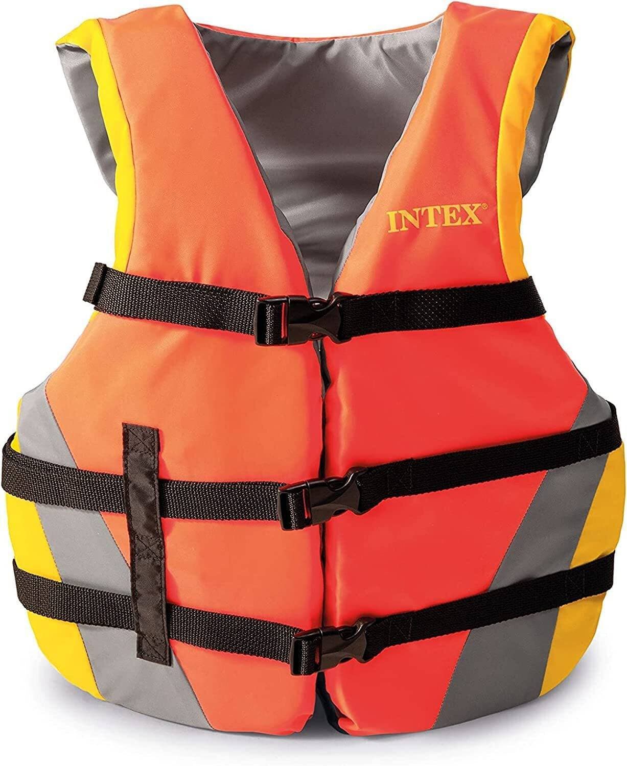 INTEX Adult Life Jacket Weighing Over 40+ (30 - 52 chest)