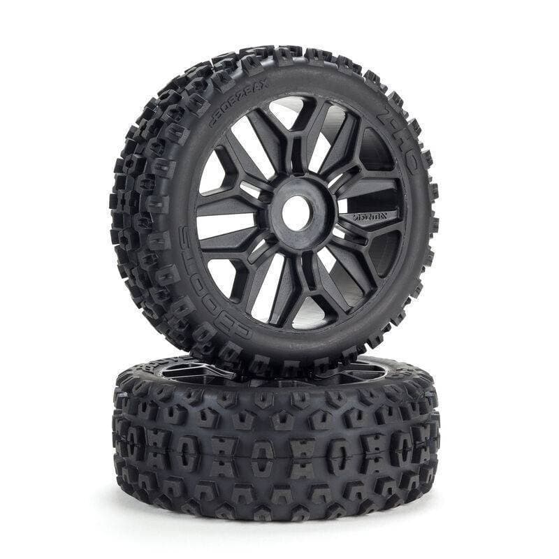 ARRMA 2HO TIRE SET GUN METAL