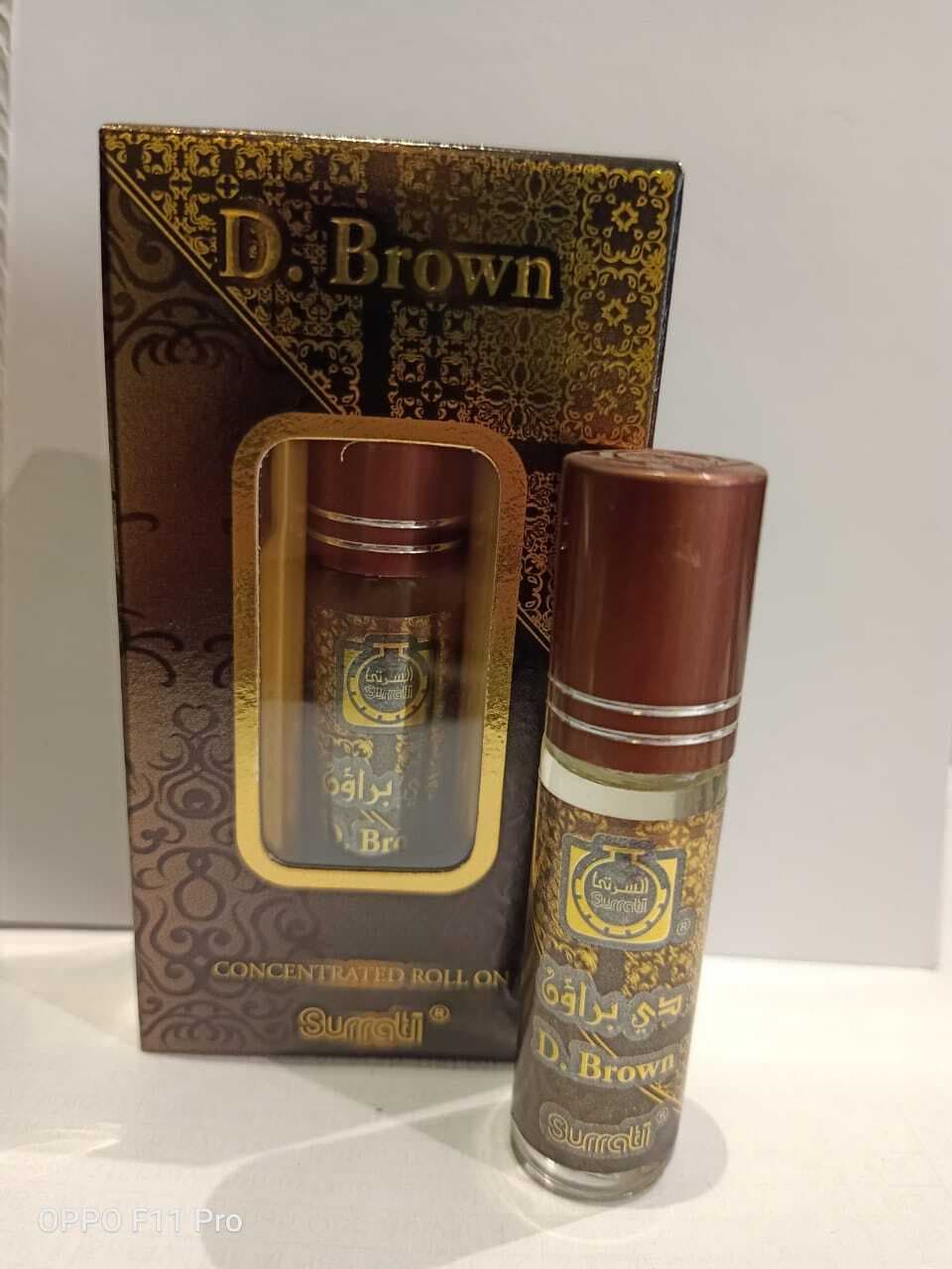 D.Brown 6Ml Roll On By Al-Surrati From Makkah Mukarama