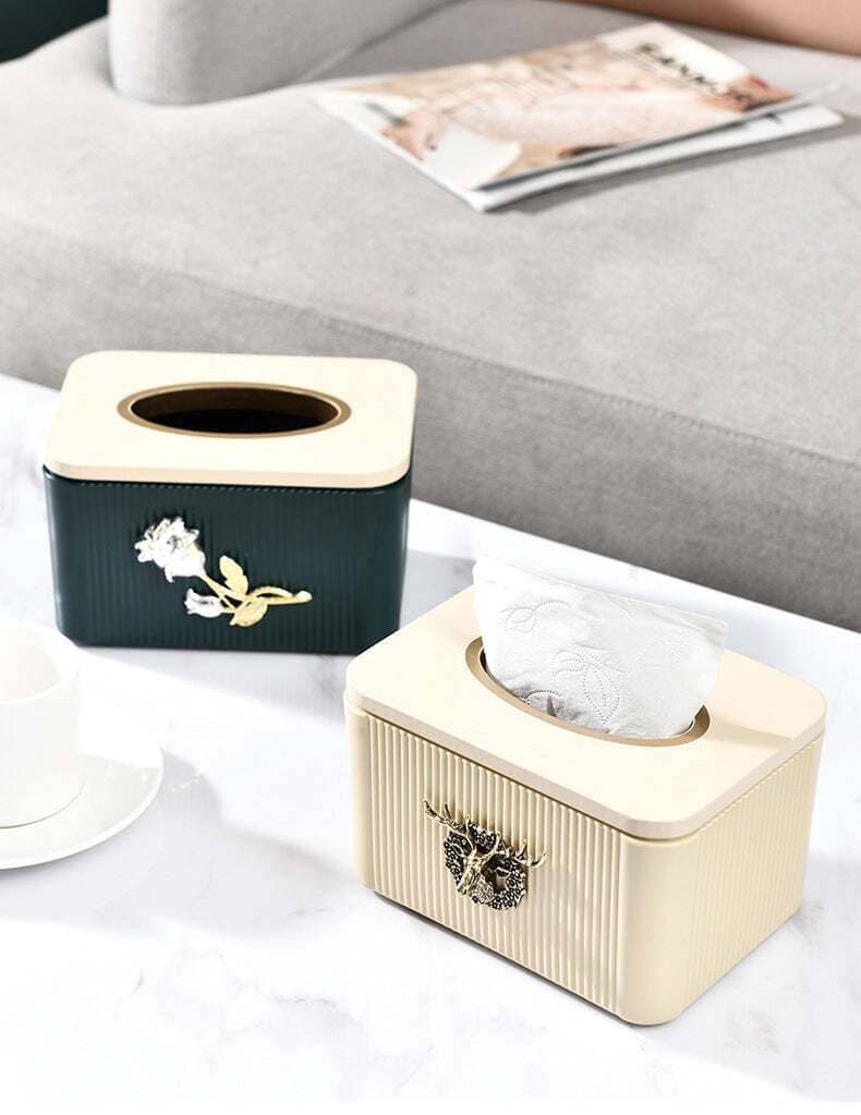 Elegant Deer Tissue Box