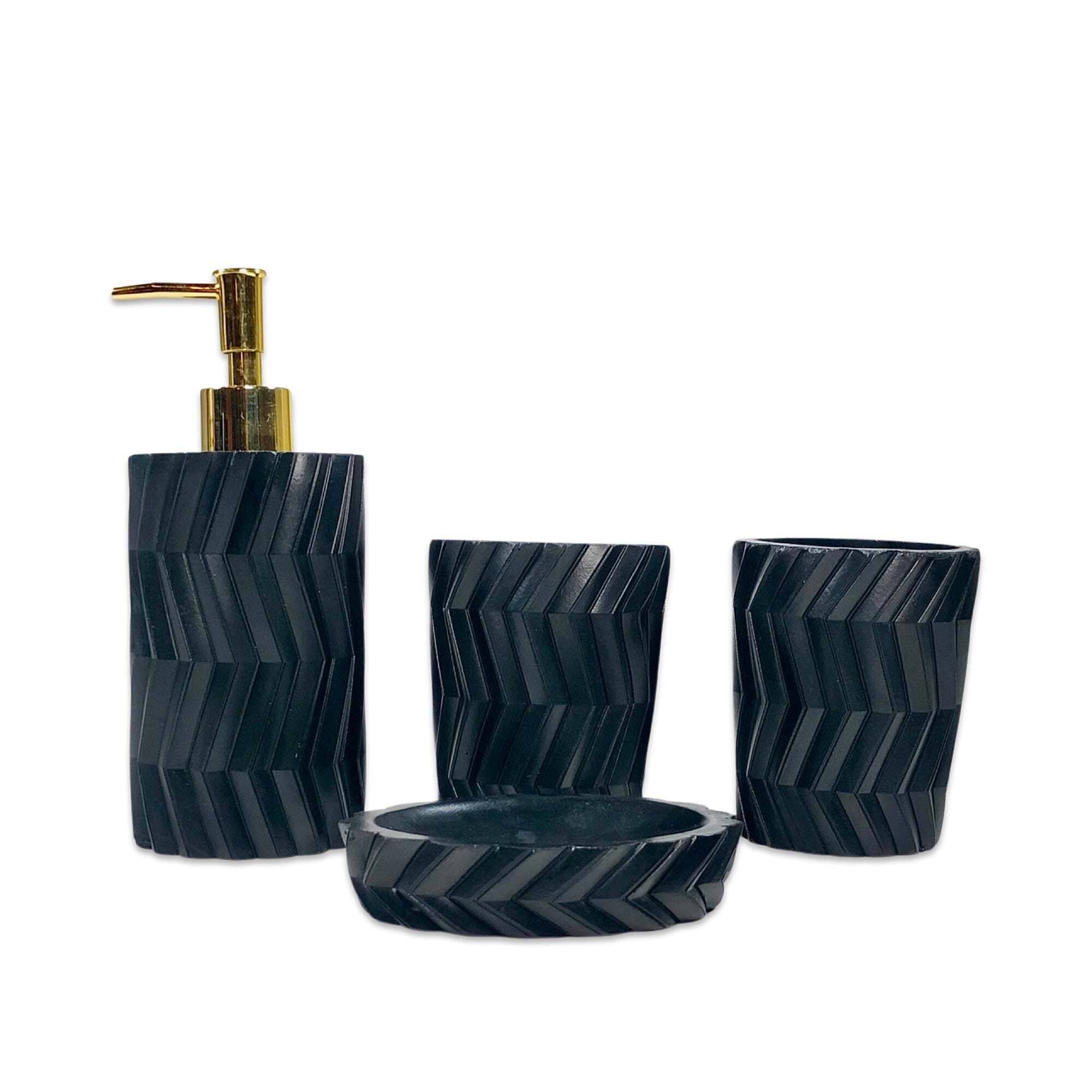 Meandering Design Bath Set
