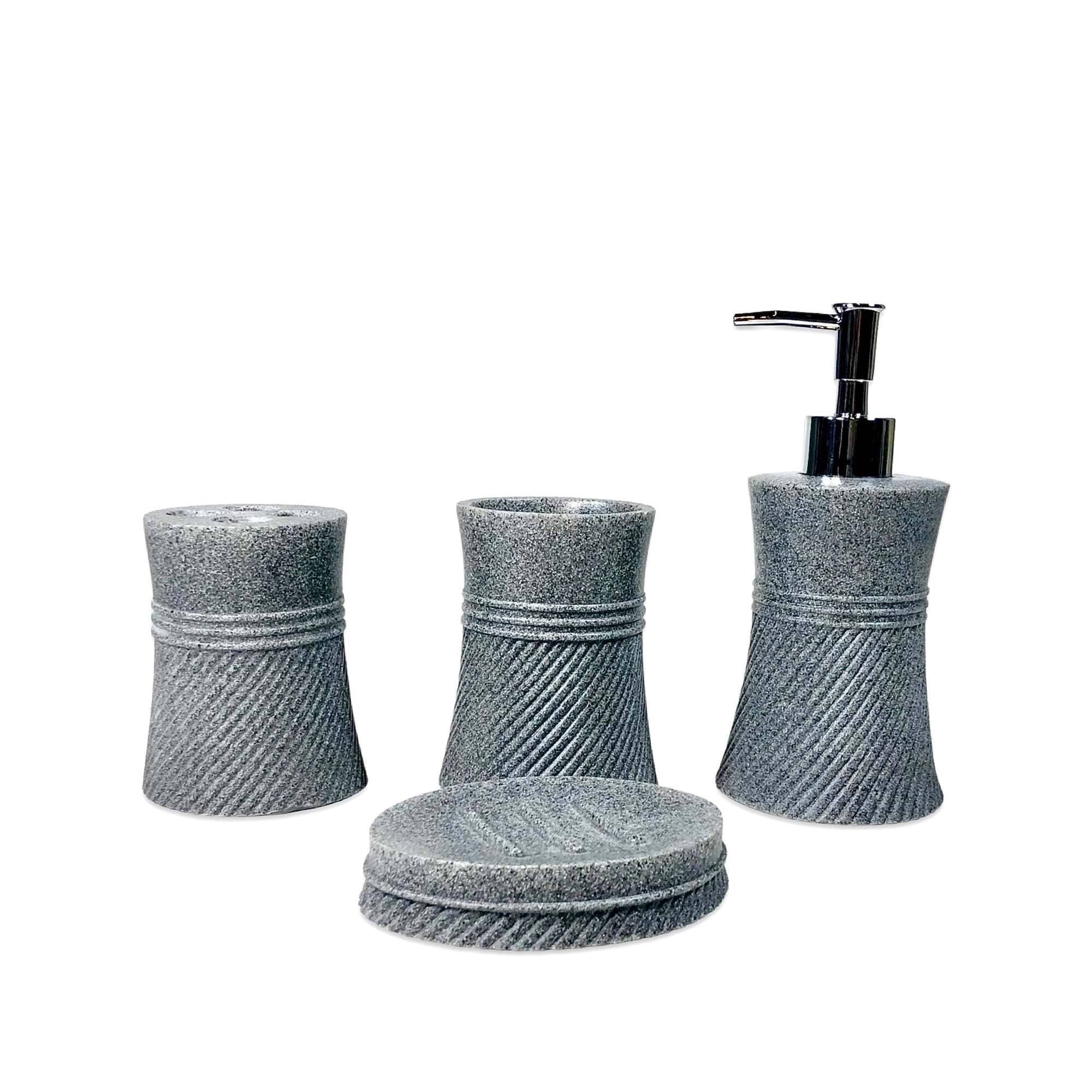 COSTCO GREY BATH SET