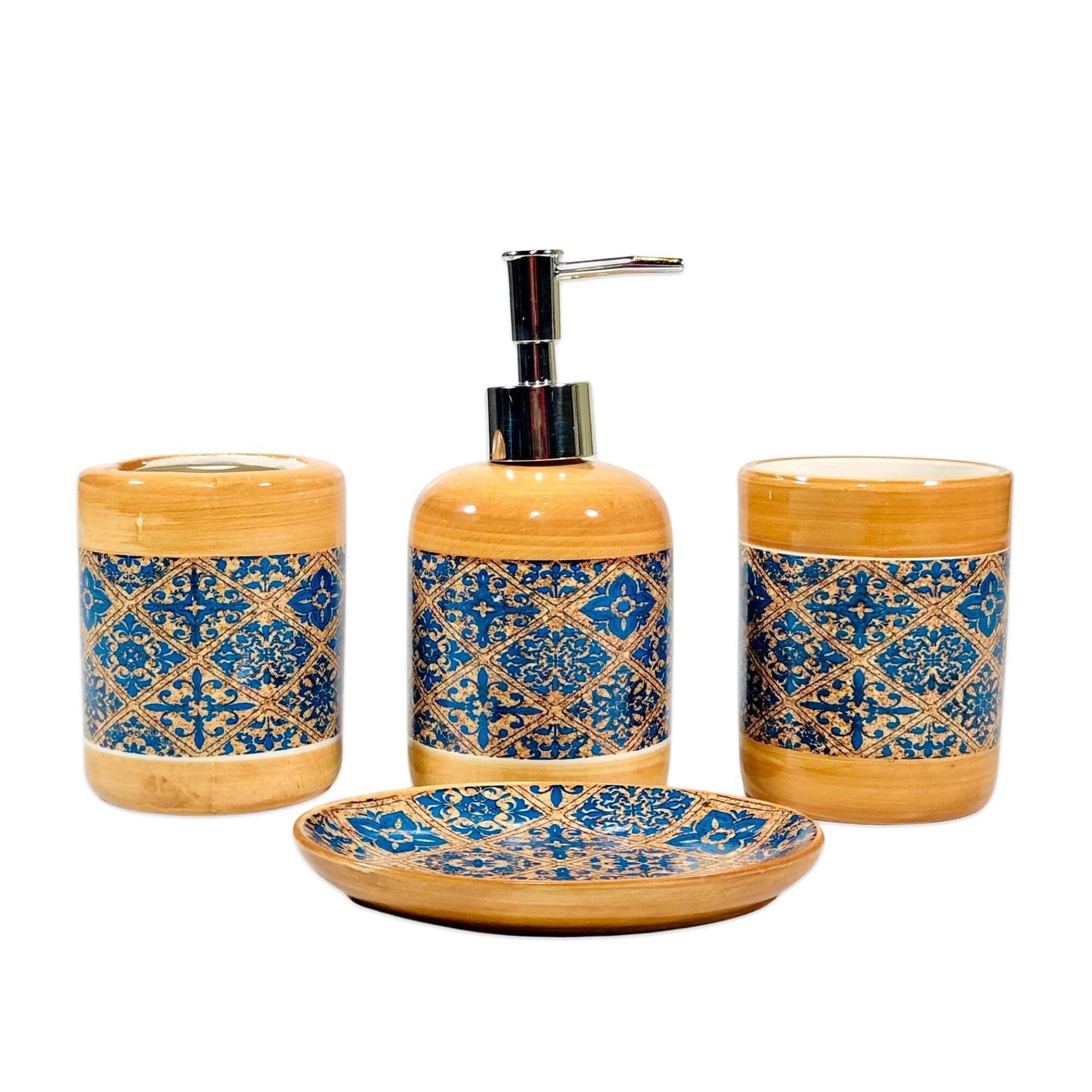 Traditional Texture Bath Set - Good Quality