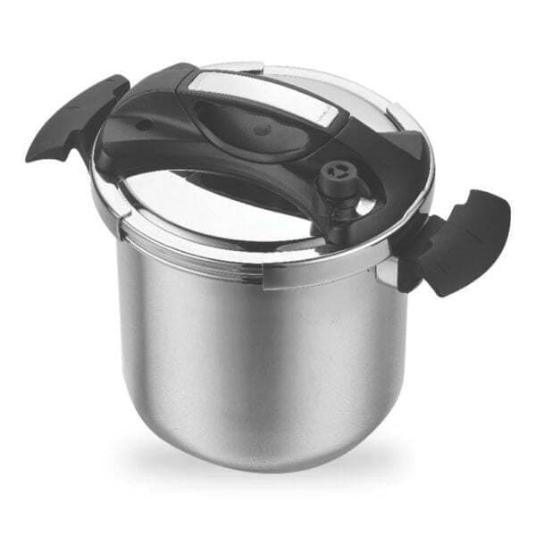 Chef Best Stainless Steel Pressure Cooker - Clip-On 6-Liter