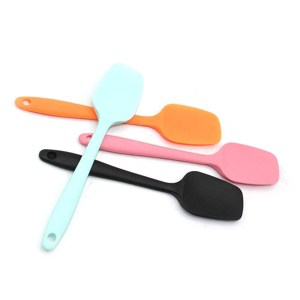 Chef 1-Piece Silicone Spoon Spatula, Seamless Design, Flexible Heat-Resistant Non-Stick Rubber Kitchen Spatula With Strong Stainless Steel Core