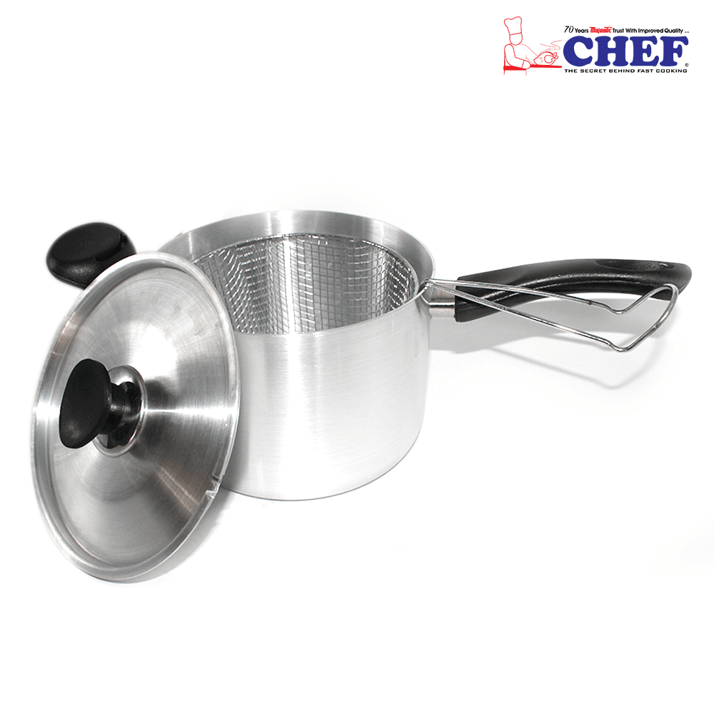 Chef 20 Cm Metal Finish Potato & Chips Fryer
