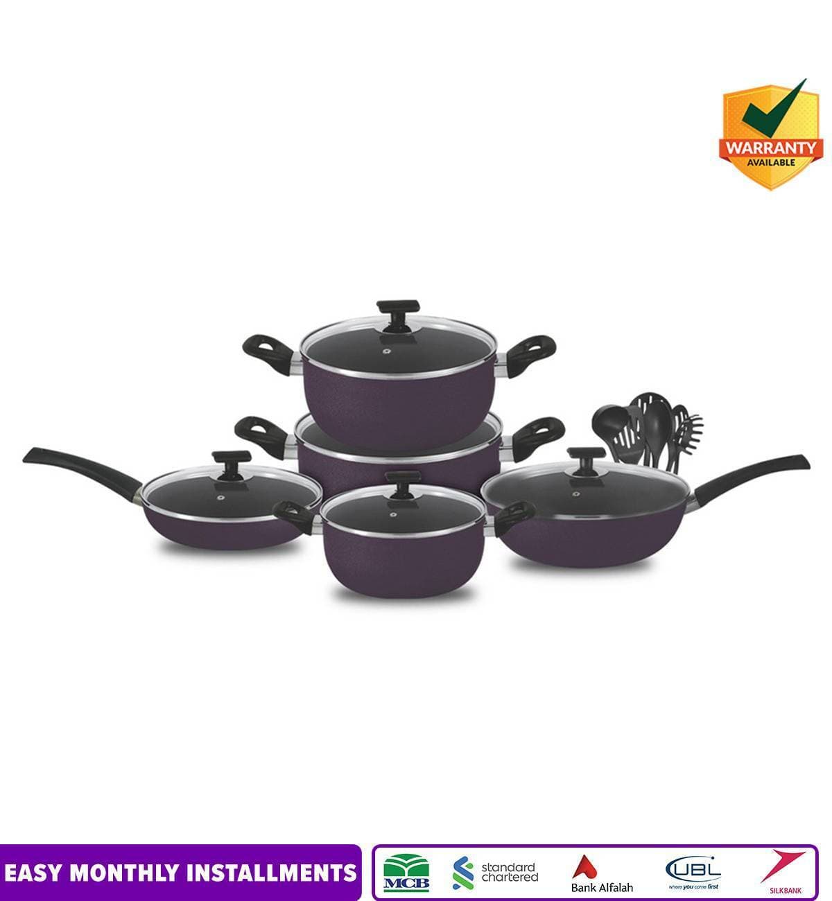 Chef Non-Stick Gift Pack - Cookware Set of 16 Pcs - Ns-333