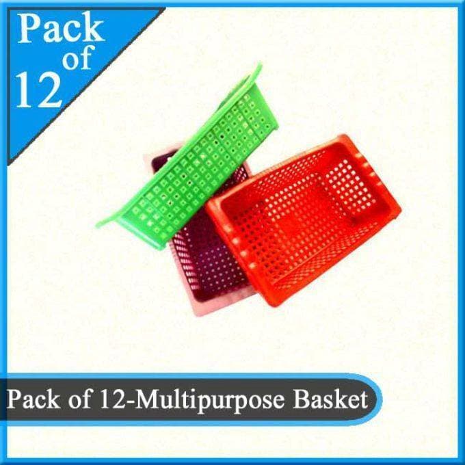 Pack Of 12 Vegetable & Fruit Basket Multipurpose