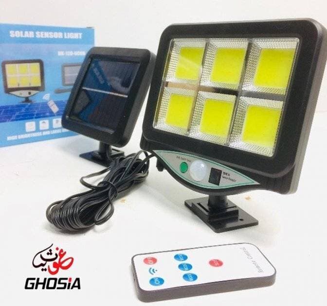 Solar Wall Light Garden Security Lamp PIR Motion Sensor IP65 with Remote Control Outdoor Solar Panel Lighting