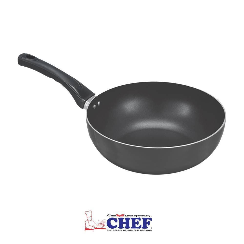 Chef Non Stick Heavy Gauge Deep Frying Pan - 20 Cm