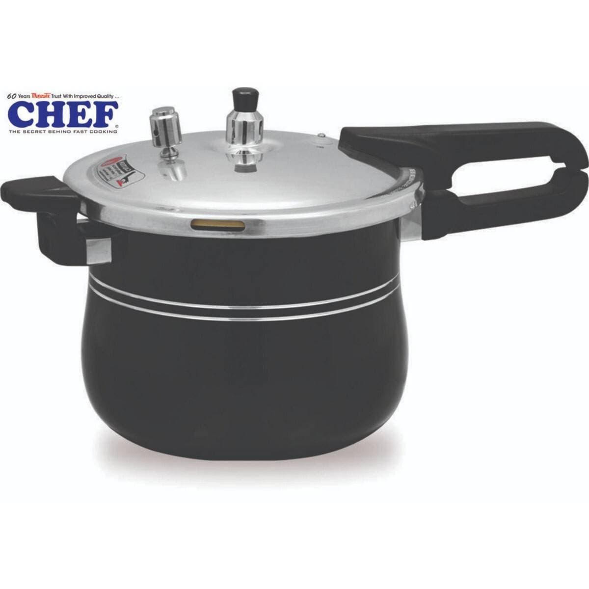 Chef Belly Pressure Cooker 5 Liters (Only Out Side Paint) Pressure Cooker