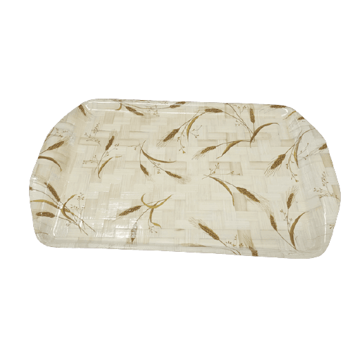 Rectangular Shape Fiber Plastic Serving Tray