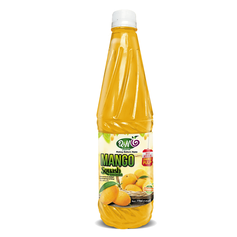 Q&N FLAVORS MANGO SQUASH 770ML - 1-Bottle