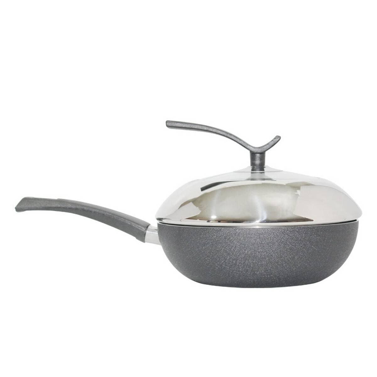 Chef Cookware Non Stick 24 Cm Deep Frying Pan With Combine Lid
