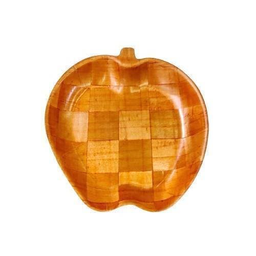 Apple Shaped Wooden Tray