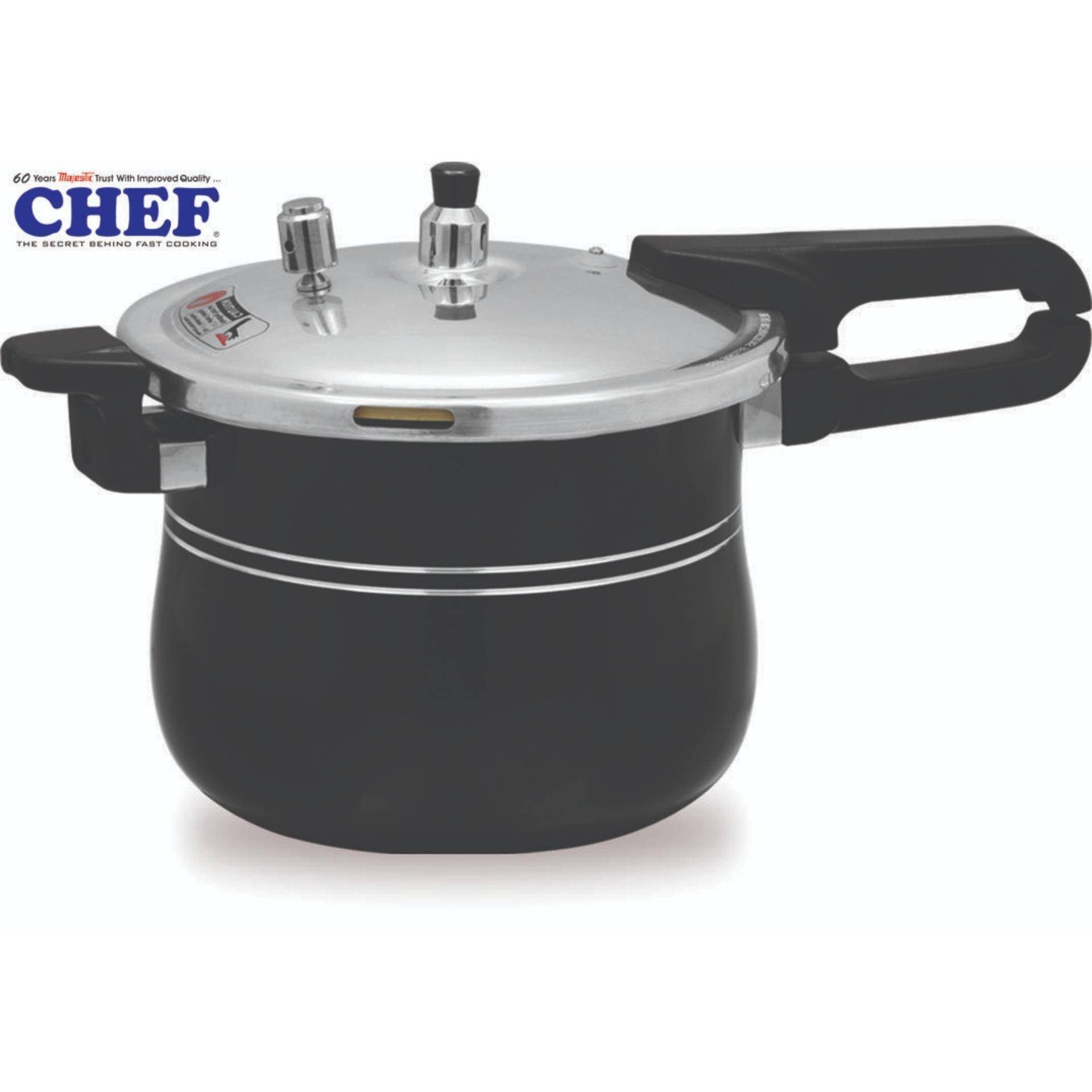 Chef Belly Pressure Cooker 7 Liters Only Out Side Paint
